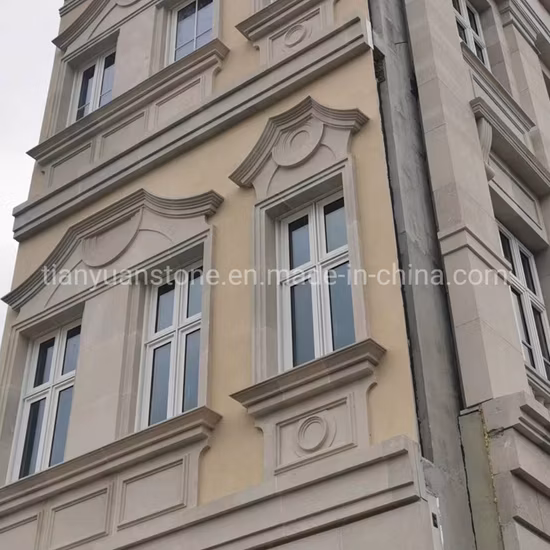 바닥 타일/벽 클래딩/창틀용 저렴한 천연 베이지 사암